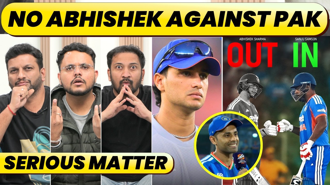 🔴Big Update: Pakistan Ke Khilaf Nahi Khelenge Abhishek Sharma, Injury Ne Badhai Team Ki Tension