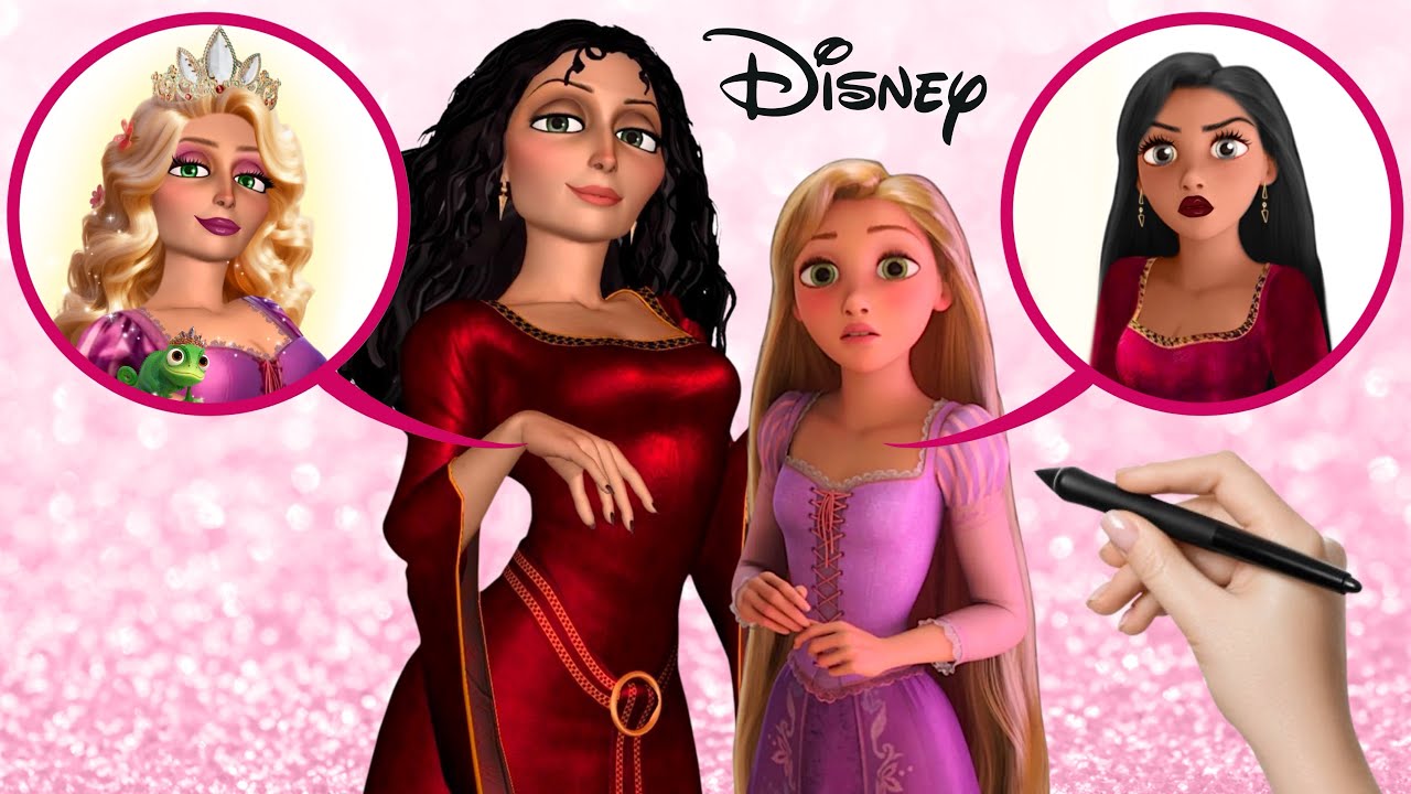 TOP 5 Disney | PRINCESS VS VILLAIN | Art Transformation 