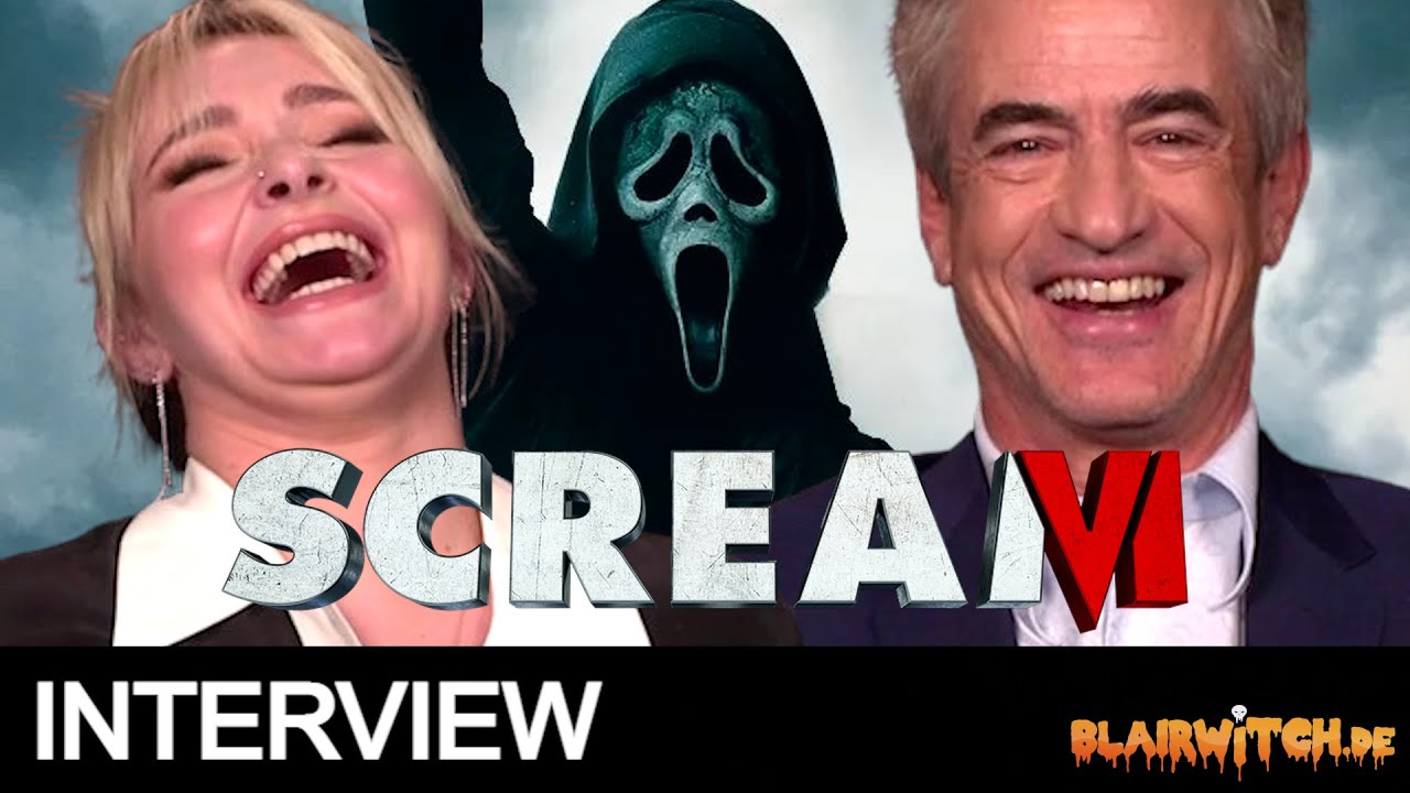 Hayden Panettiere & Dermot Mulroney SCREAM 6 interview (2023) | Kirby, Detective Bailey
