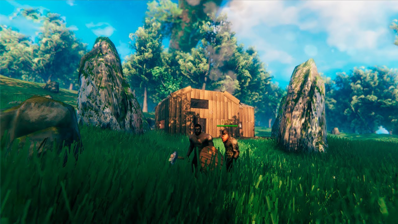 OREA SECA E DAVI BRITO CALVARAM MINHA CASA NO VALHEIM!
