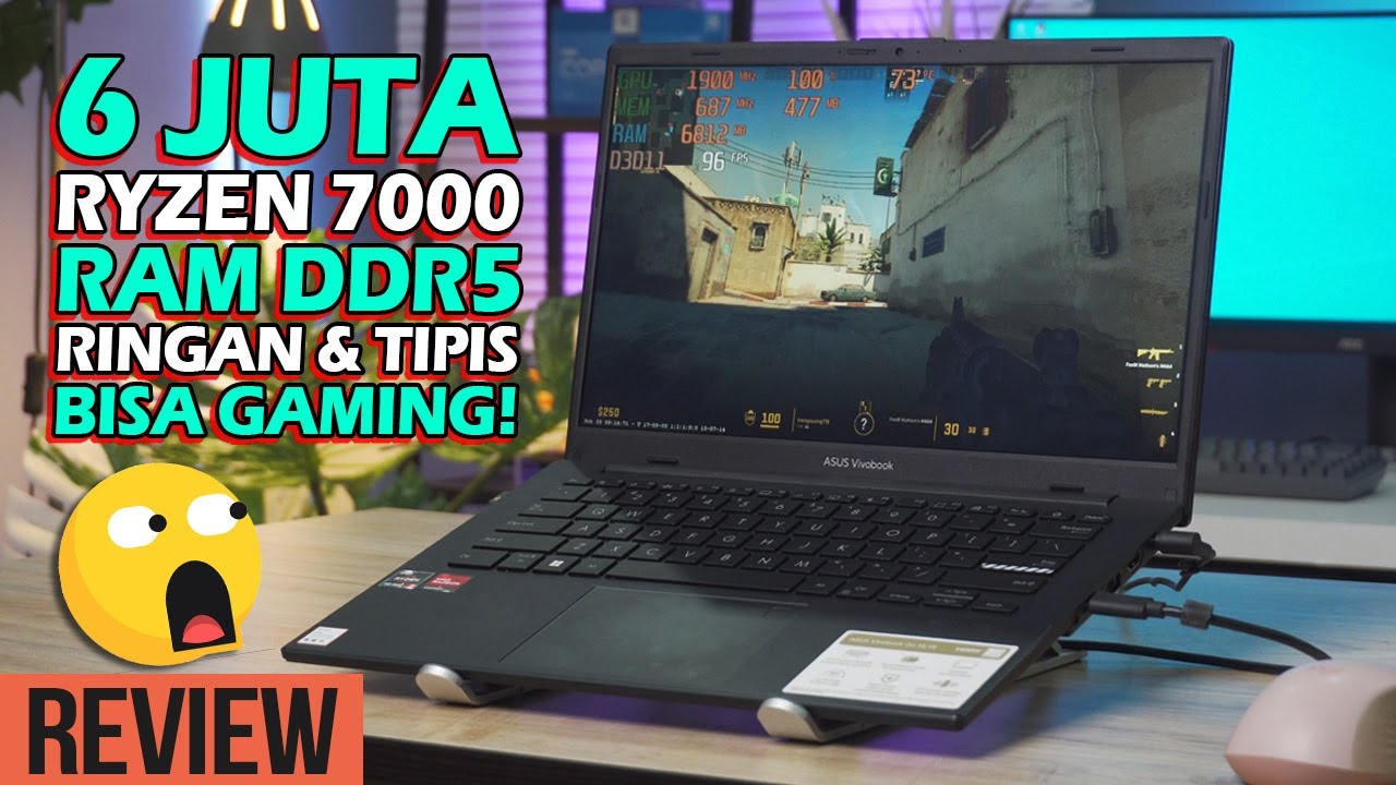Murah! Ryzen 7000 Series, Batre IRIT, Bisa Gaming! ASUS Vivobook GO 14