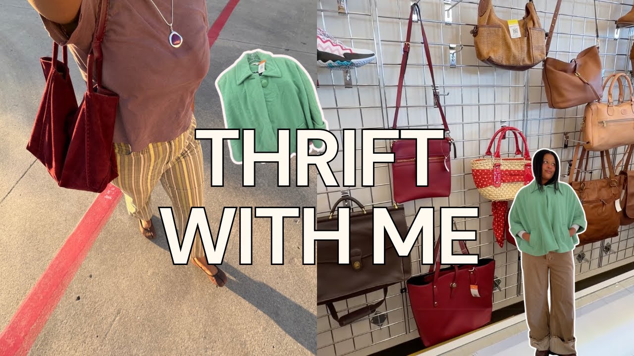 Thrifting FALL 2025 TRENDS: I Found My Dream Cape, Striped Tee & MORE at Goodwill (Try-On)