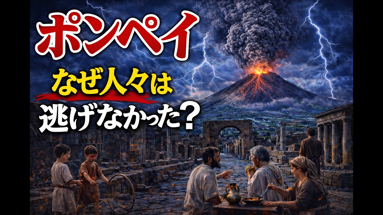 AIが暴く歴史に語られなかった兆候（ポンペイ滅亡前夜）