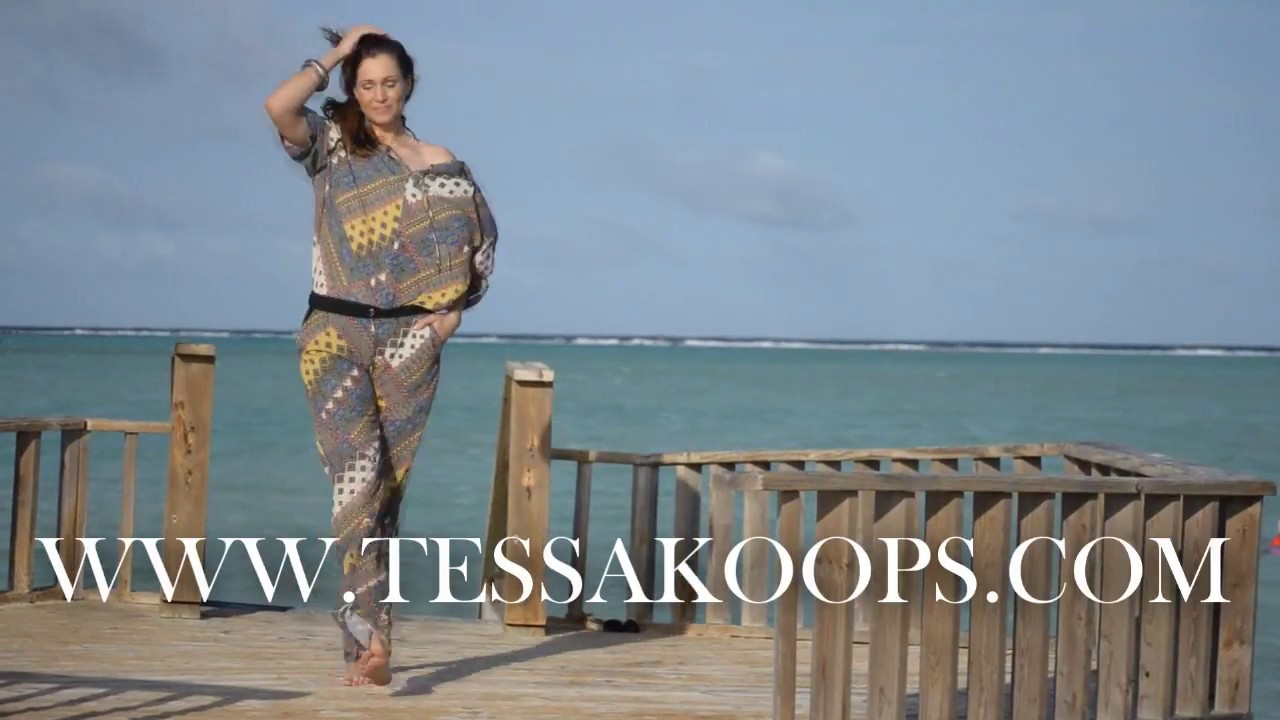 Dutch fashion designer TESSA KOOPS collection on Bonaire!