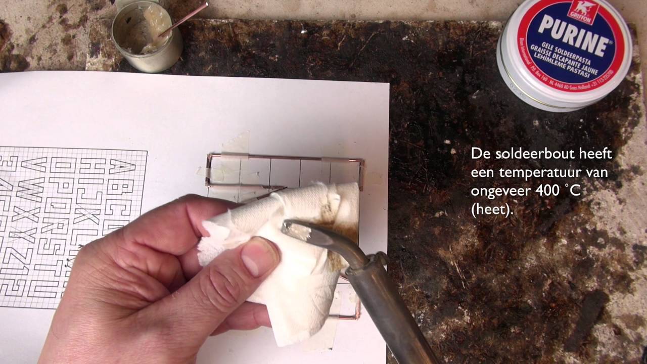 3D solderen 03 solderen letter