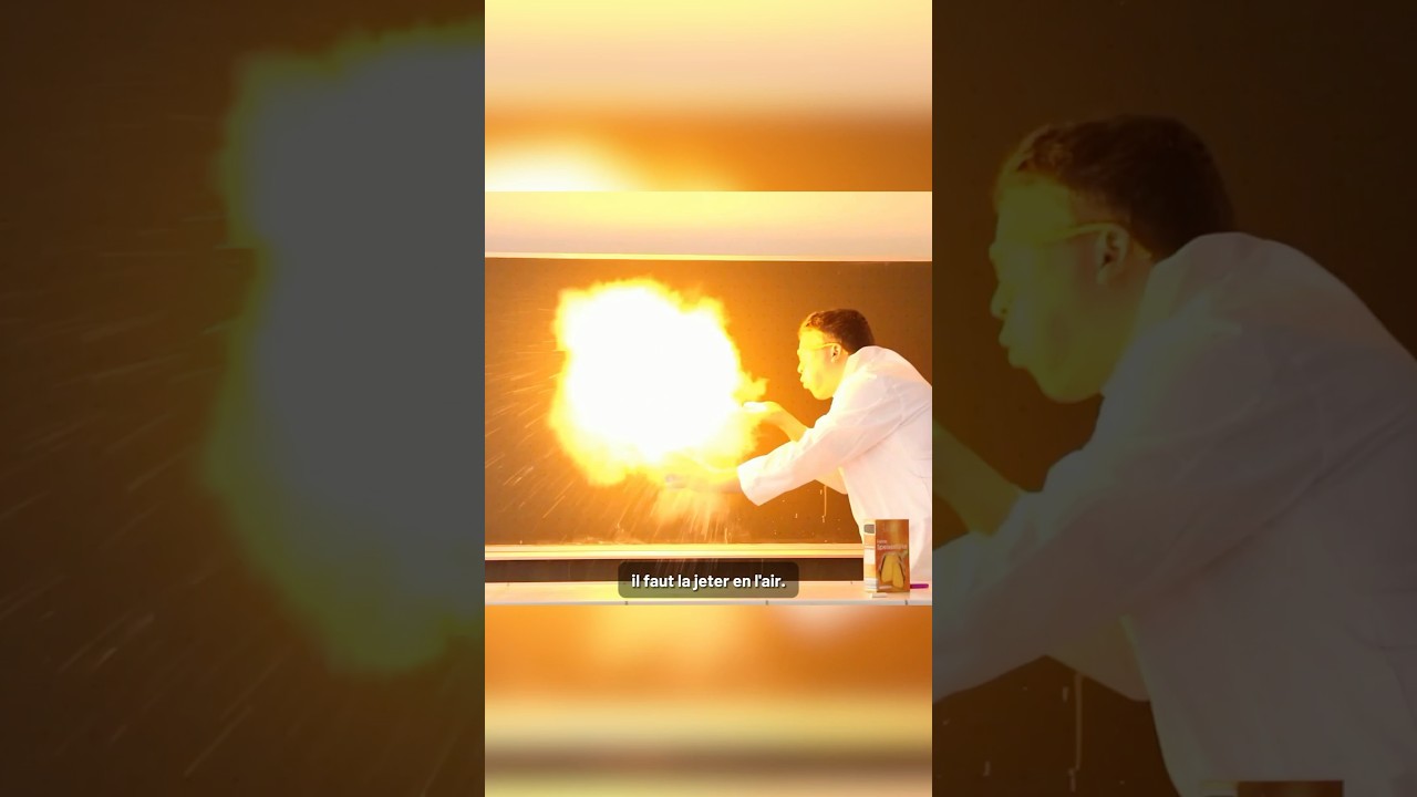 La farine peut exploser ! 🤯
