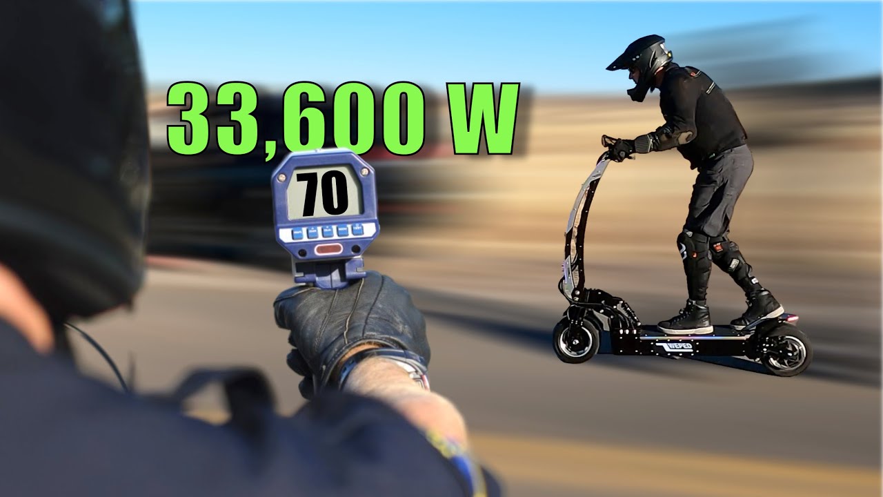 WEPED Electric Scooters Trying to Hit 70 MPH: Who's the Fastest?