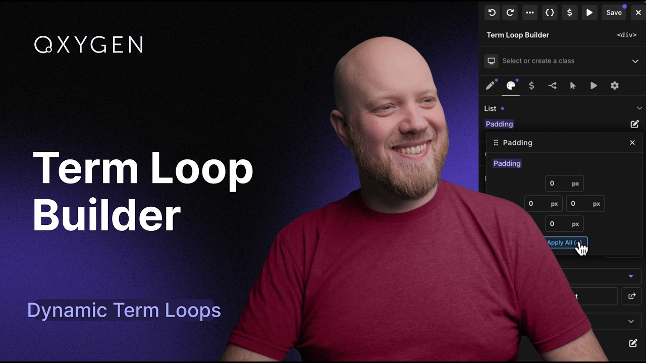 How to Use the Term Loop Builder in Oxygen