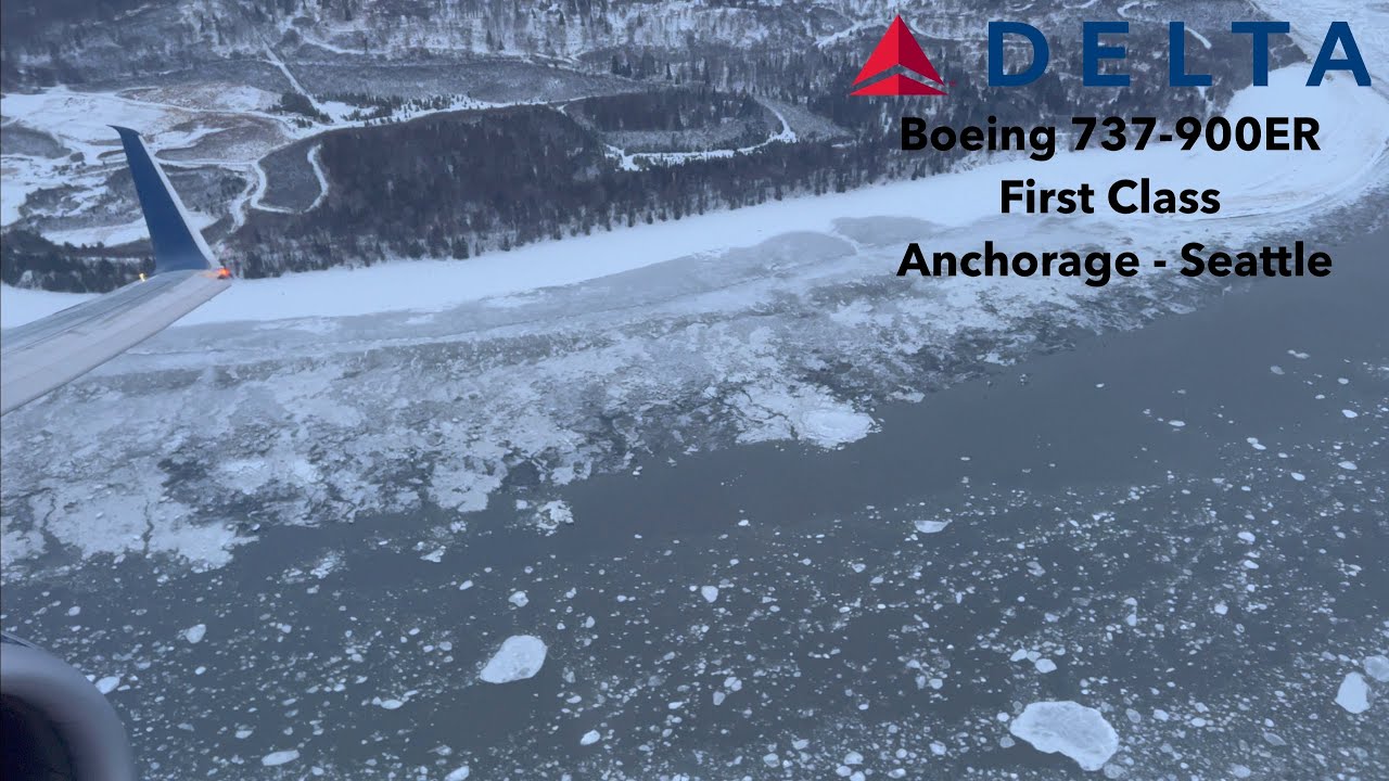 [4K] TRIP REPORT | Delta Airlines (First Class) | Boeing 737-900ER | Anchorage (ANC) - Seattle (SEA)