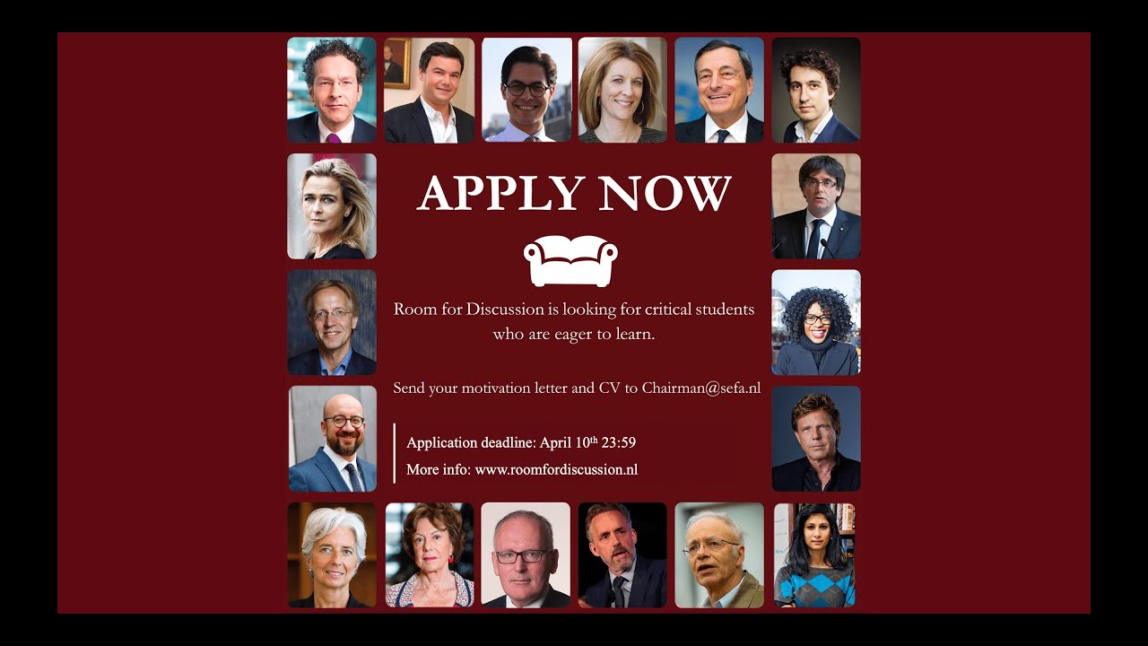 Room for Discussion: Open Applications! (2020)