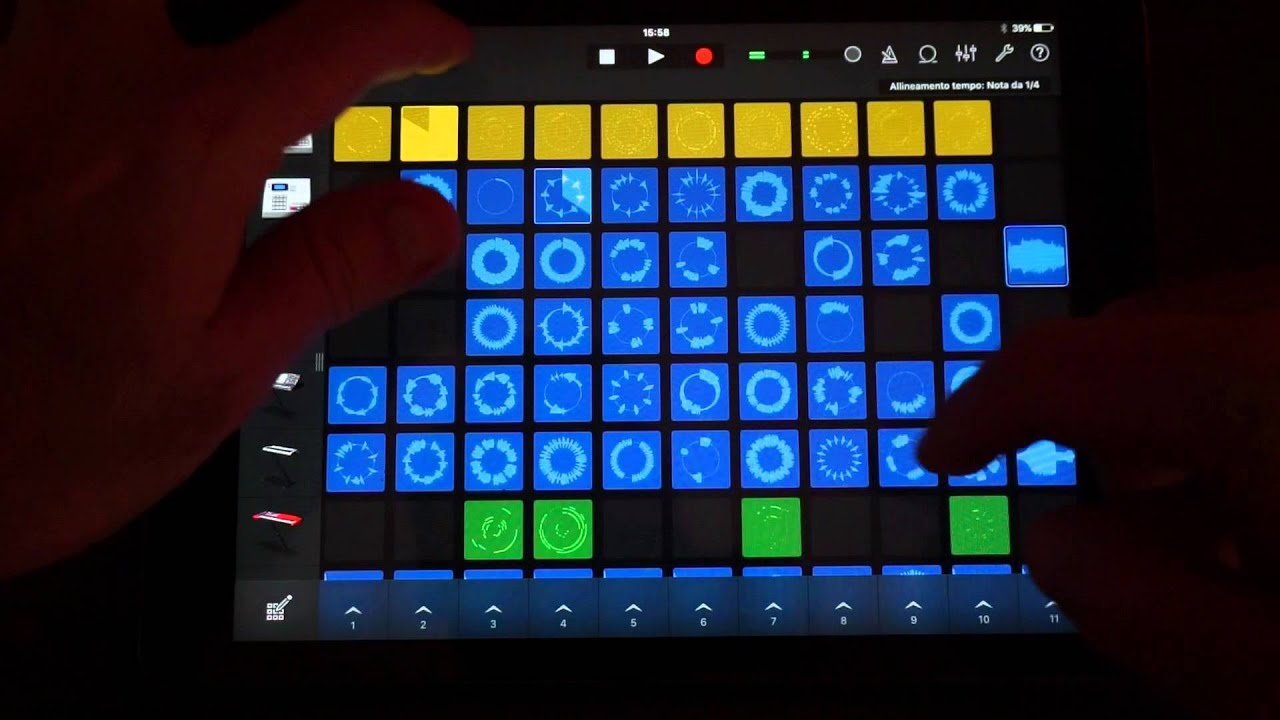 Live Loops di Garageband, la prova di TAL