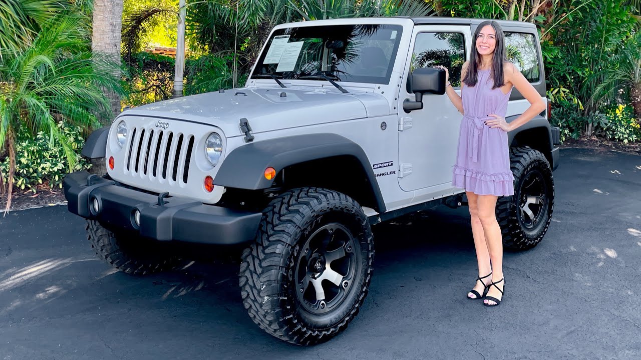2012 Jeep Wrangler Sport 4X4 - One Owner, Only 30,883 Miles, Lift Kit, 17