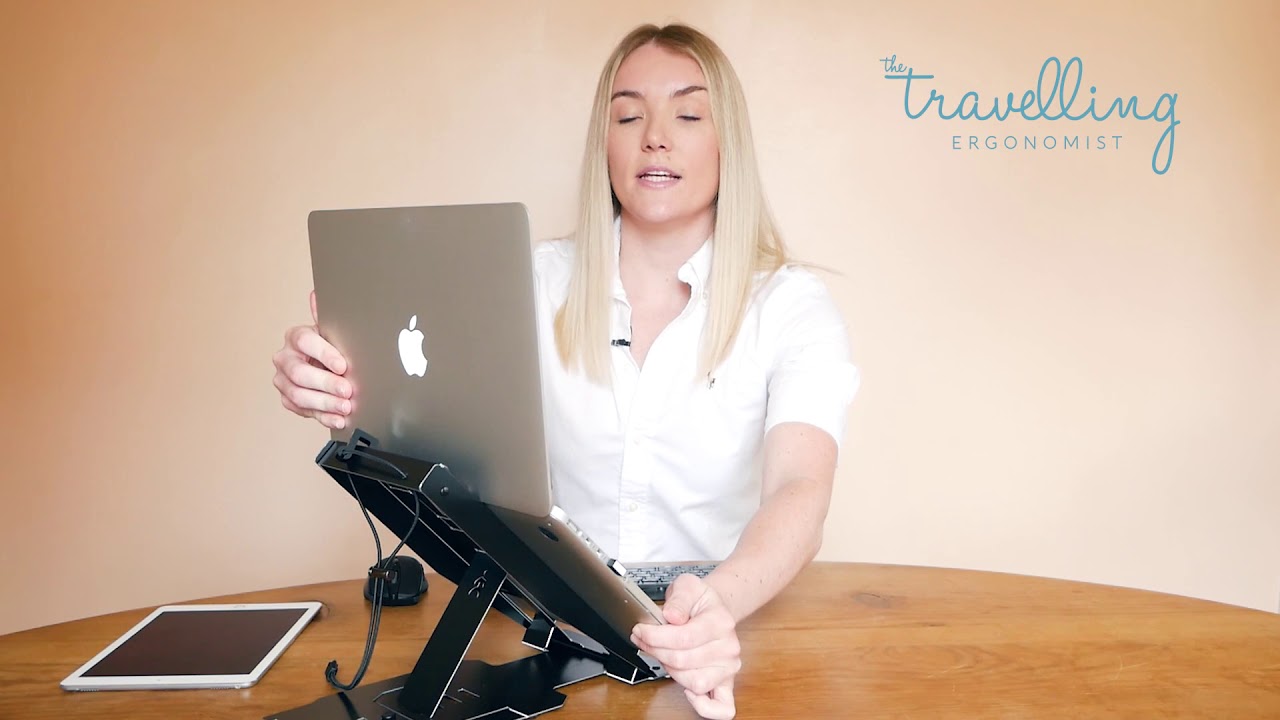 Ergonomic Cafe TIO (Two In One) Stand Laptop and Tablet stand and case.