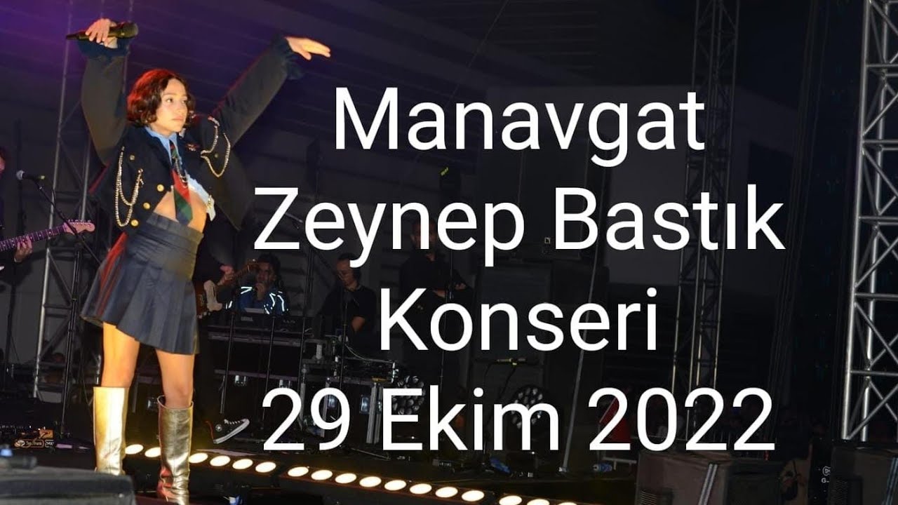 ZEYNEP BASTIK MANAVGAT BELEDİYESİ ANTALYA KONSERİ 29 EKİM 2022