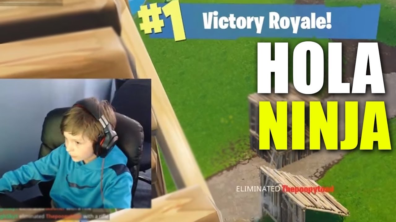 REACCIONANDO al NI&Ntilde;O de 10 A&Ntilde;OS QUE SER&Aacute; MEJOR QUE NINJA... Fortnite: Battle Royale - Vicens