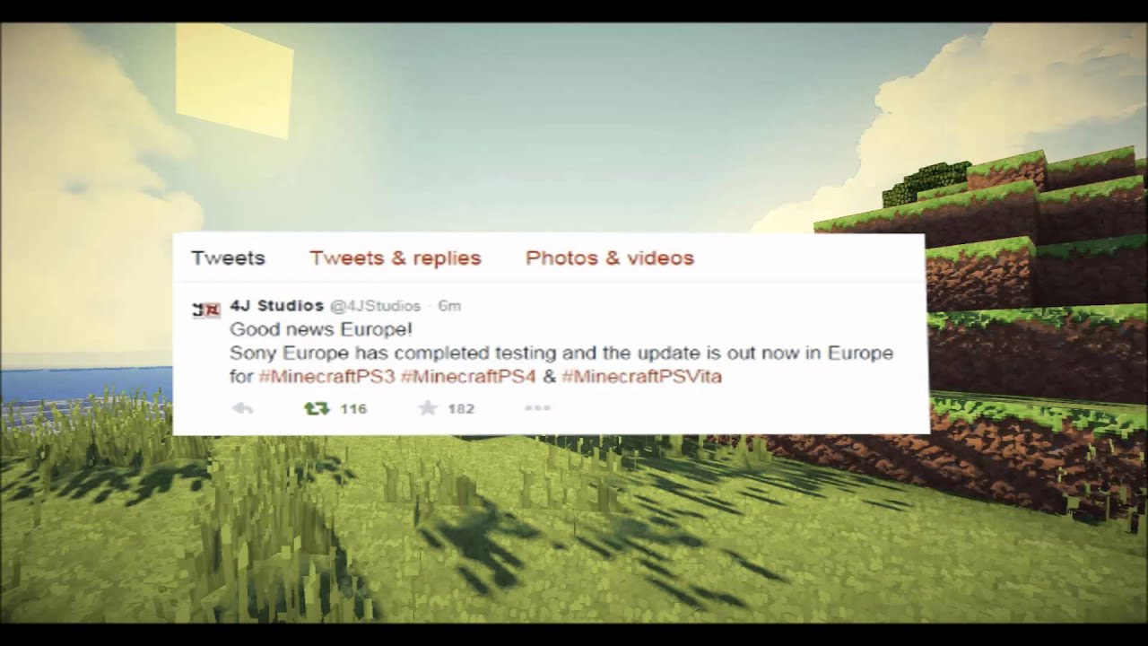Minecraft-PS3 TU19 OUT NOW! (PS3, PS4, PSVita) | UPDATE RELEASE DATE!