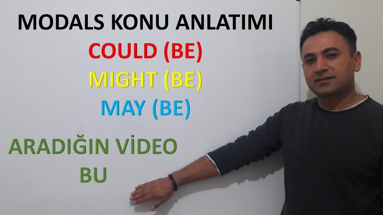 İNGİLİZCE MODAL İFADELER (COULD,MAY MIGHT) NASIL İNGİLİZCE ÖĞRENİLİR/YDS-YÖK DİL KONU ANLATIMLARI