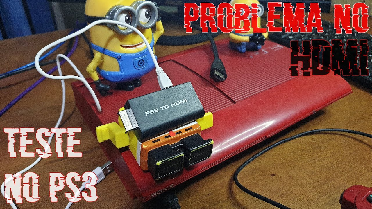 Teste PS2 TO HDMI no PS3 - Possivel Solução de Problema no HDMI do PS3 - Vale a Pena?