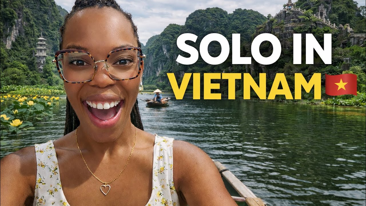 Solo Trip to Hanoi Vietnam 🇻🇳 | Ninh Binh Full Day Tour by Boat & Bike Hoa Lu, Tam Coc & Mua Cave