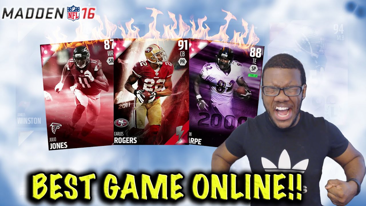 MADDEN 16 PS4 DRAFT CHAMPIONS MODE GAMEPLAY  - BEST GAME EVER!!