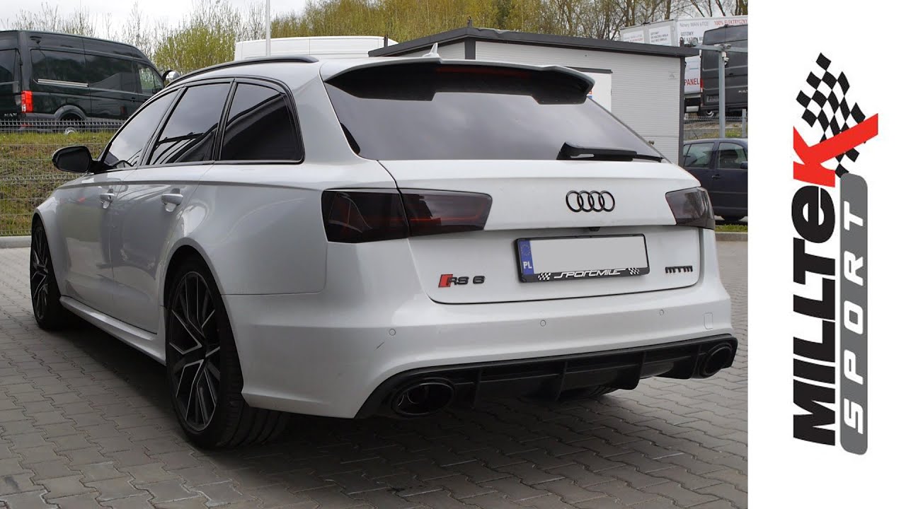 Audi RS6 C7 | Wydech Milltek Sport Non-resonated Cat-back exhaust | Wydechowe.pl