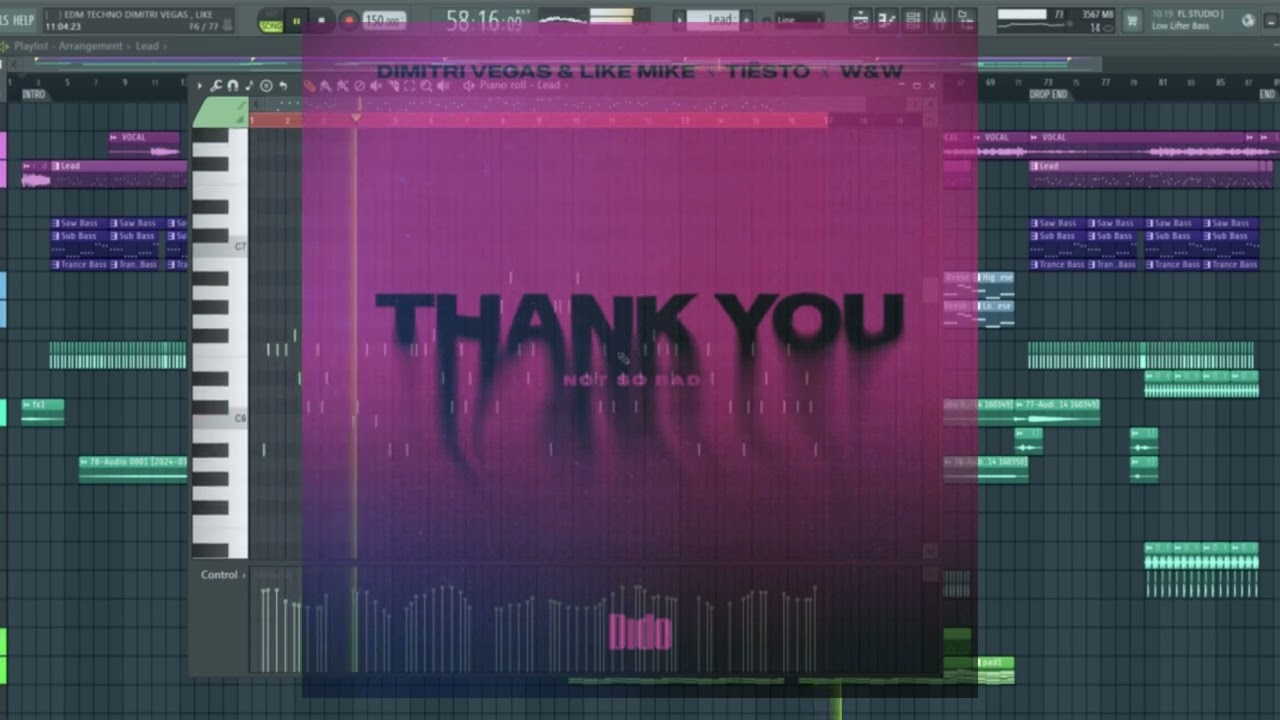 EDM TECHNO DIMITRI VEGAS , LIKE MIKE , TIESTO STYLE - HYPERTECHNO FLP
