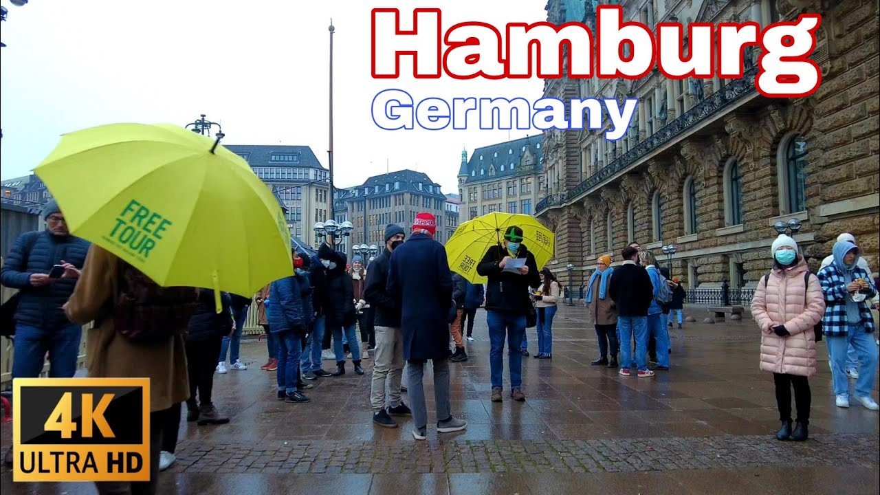 Hamburg , Germany 🇩🇪 - Morning Walk - 4K Walking Tour | Hamburg 4K | M2
