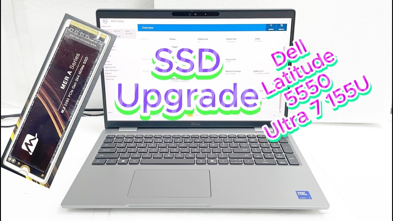Dell Latitude 5550 Ultra 7 155U SSD Upgrade | Dell Latitude 5550 Ultra 7 155U Unboxing