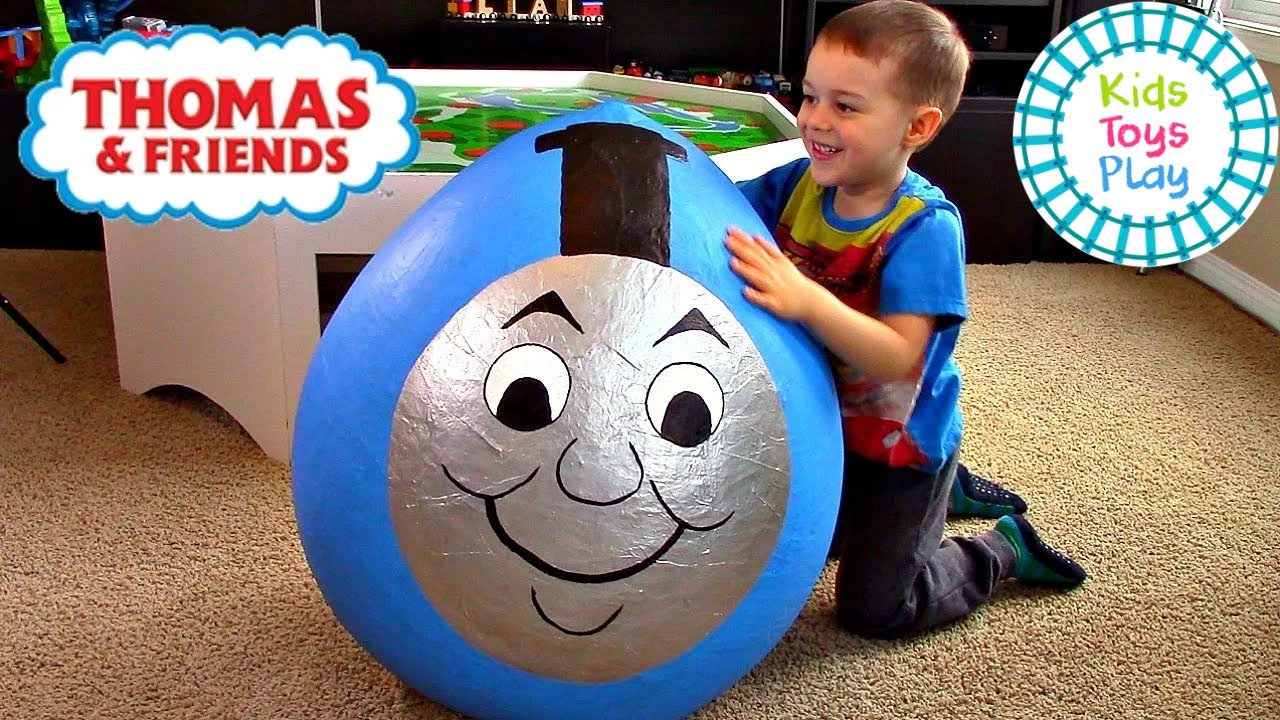 What’s Inside the GIANT Thomas Surprise Egg?