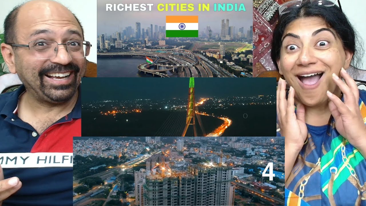 Top 10 Richest Cities In India 2024😍 | Indian Americans Reaction ✨!