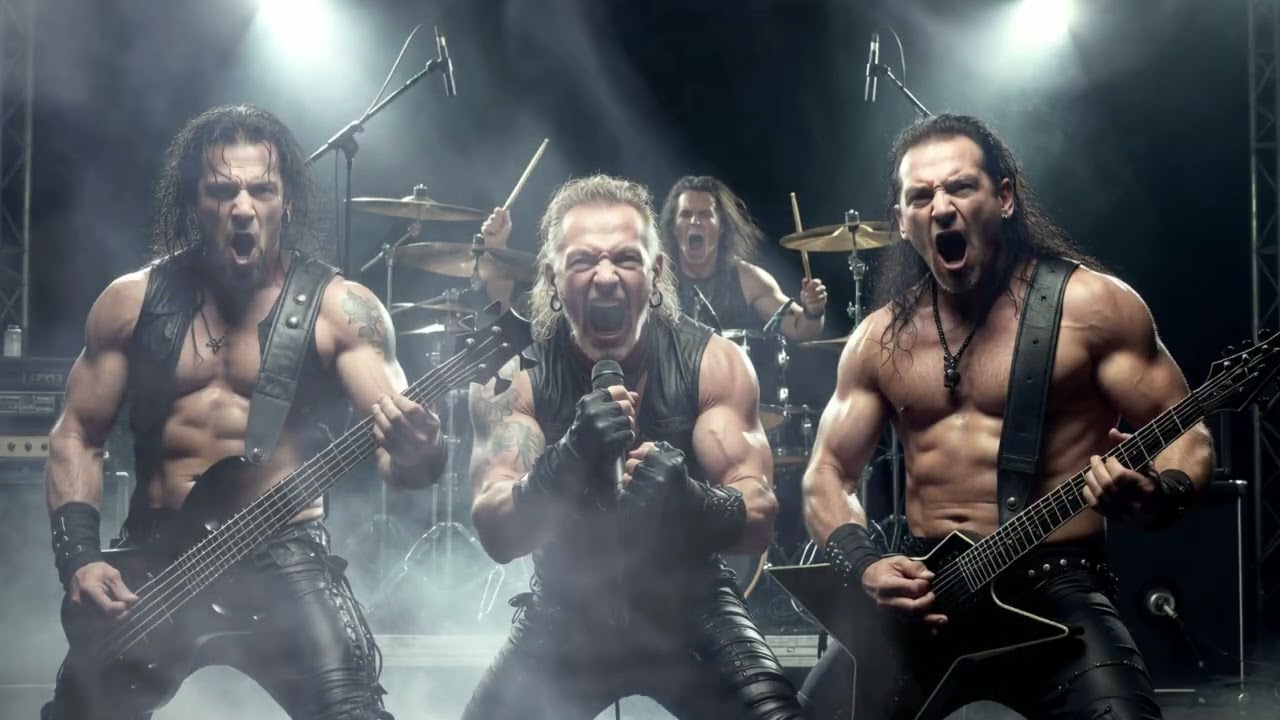 Echoes of the Flame   Melodic Heavy Metal (AI) #metal #guitar #guitarsolo #Heavy #powermetal