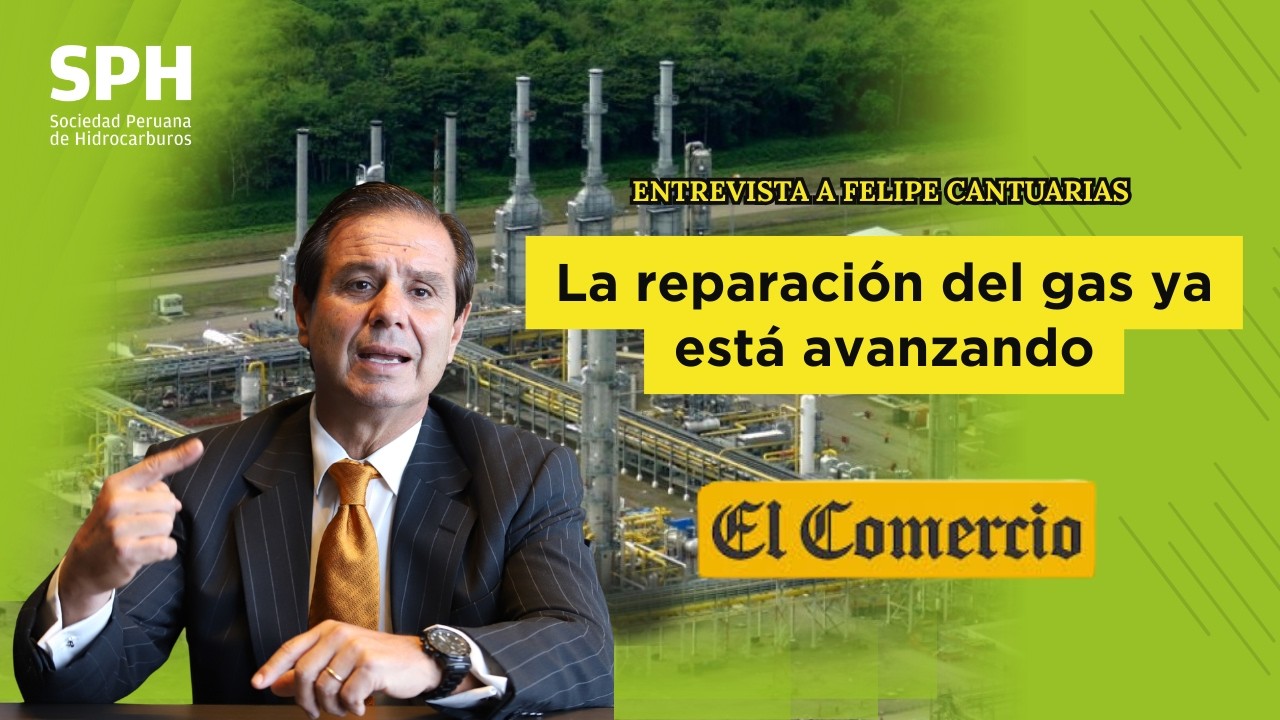 Felipe Cantuarias habla sobre los avances en la reparación del gasoducto | El Comercio