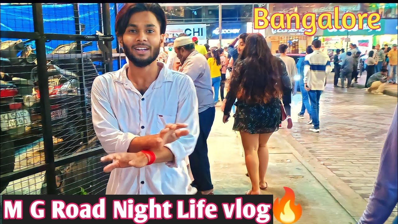 MG Road Bangalore 🔥| Night Life Vlog😱 || @bedardiamitvlog