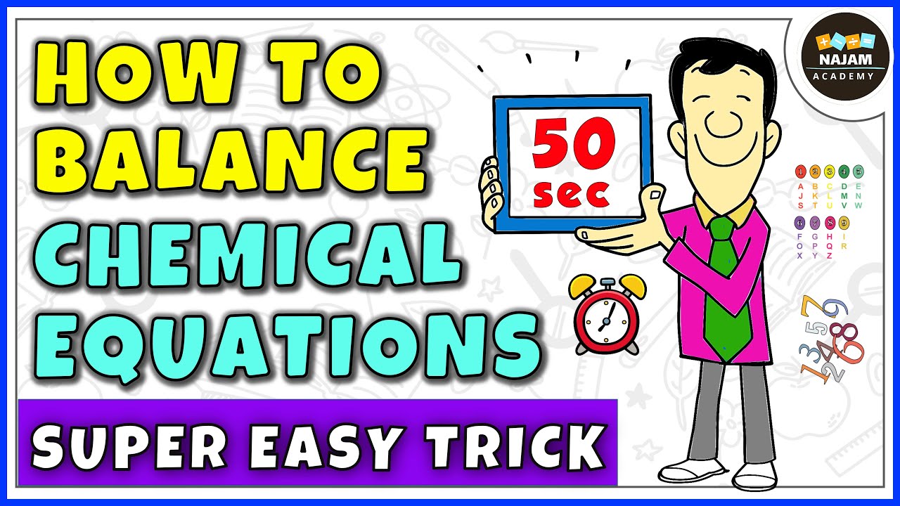 How To Balance Chemical Equations? Easy Trick