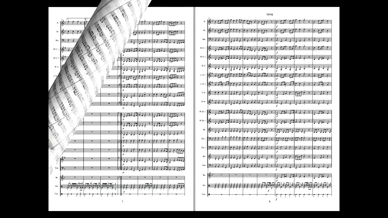 Spring March - Øystein Sjøvaag Heimdal. Available for Brass and Concert Band, Grade 2