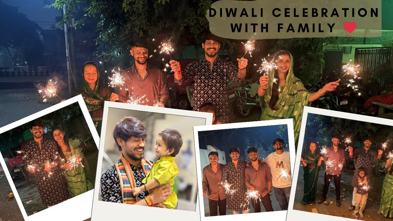 DIWALI CELEBRATION WITH FAMILY ❤️| MR VANBHAZALA | HARUBHA ZALA | #vanbhazala #happydiwali #rajkot 