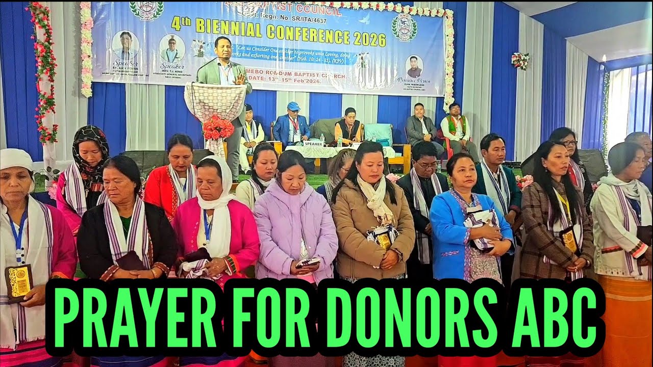 PRAYER AND FELITATION FOR CONTRIBUTORS AND DONORS OF ADI BAPTIST COUNCIL 