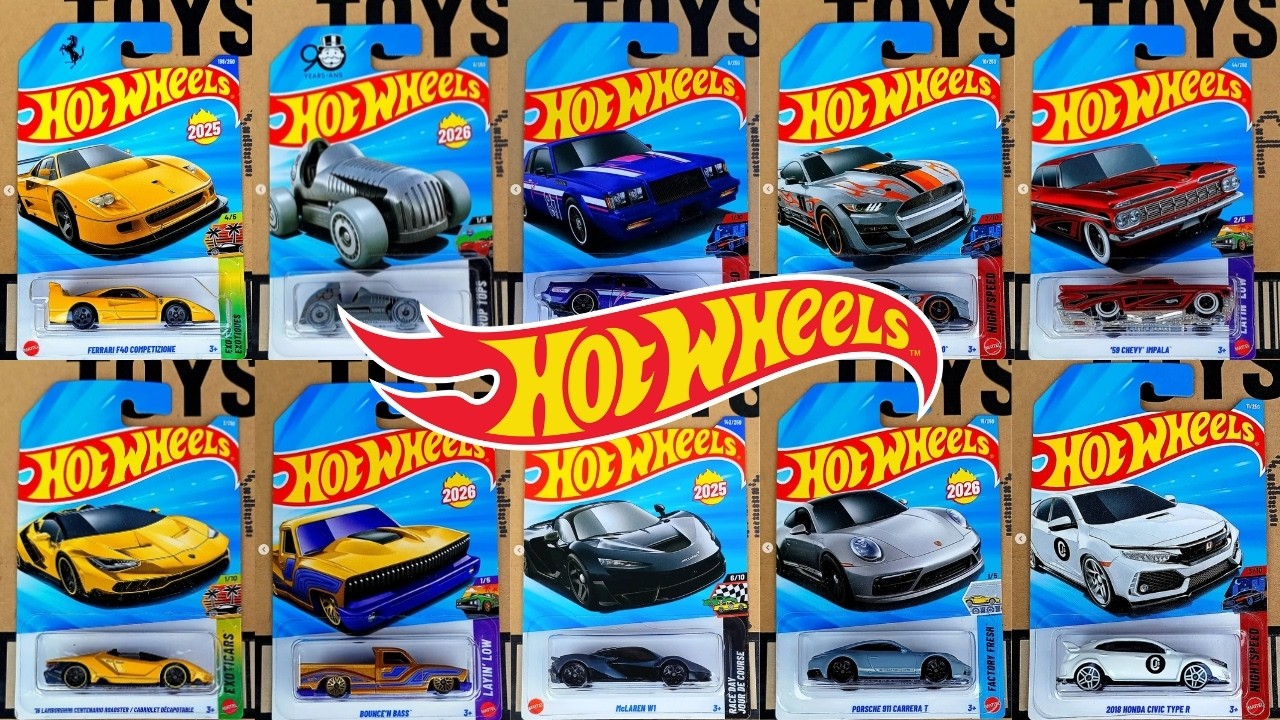HOT WHEELS 2026 A CASE LINEUP! STH + RTH + BASIC CARS!