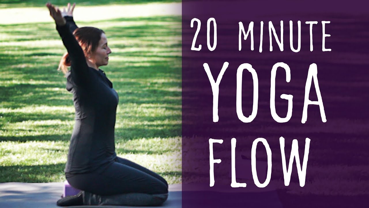 20 Minute Yoga Flow Vinyasa Stretch | Fightmaster Yoga Videos