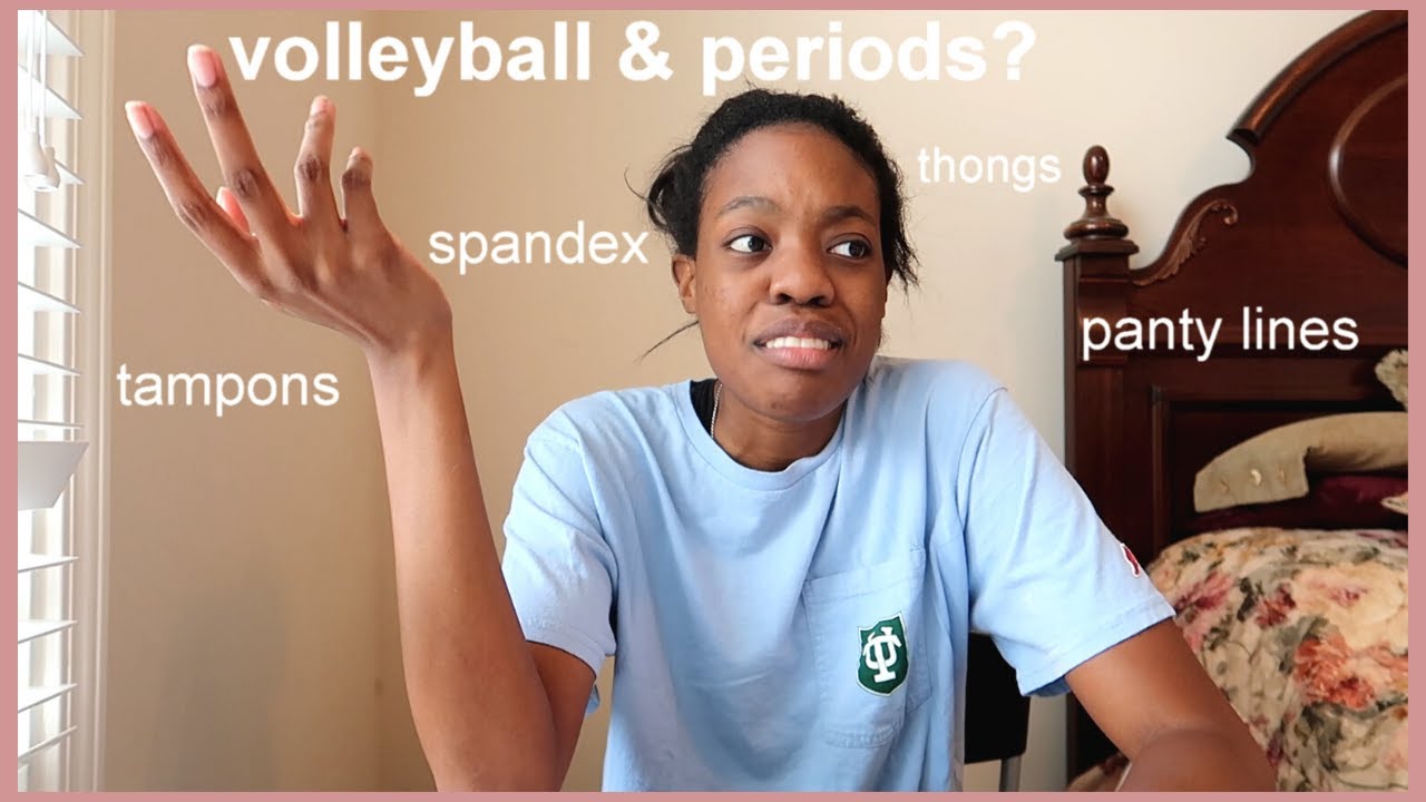 HOW TO PLAY VOLLEYBALL ON YOUR PERIOD LIKE A PRO!! Period hacks for athletes | Jacoby Sims