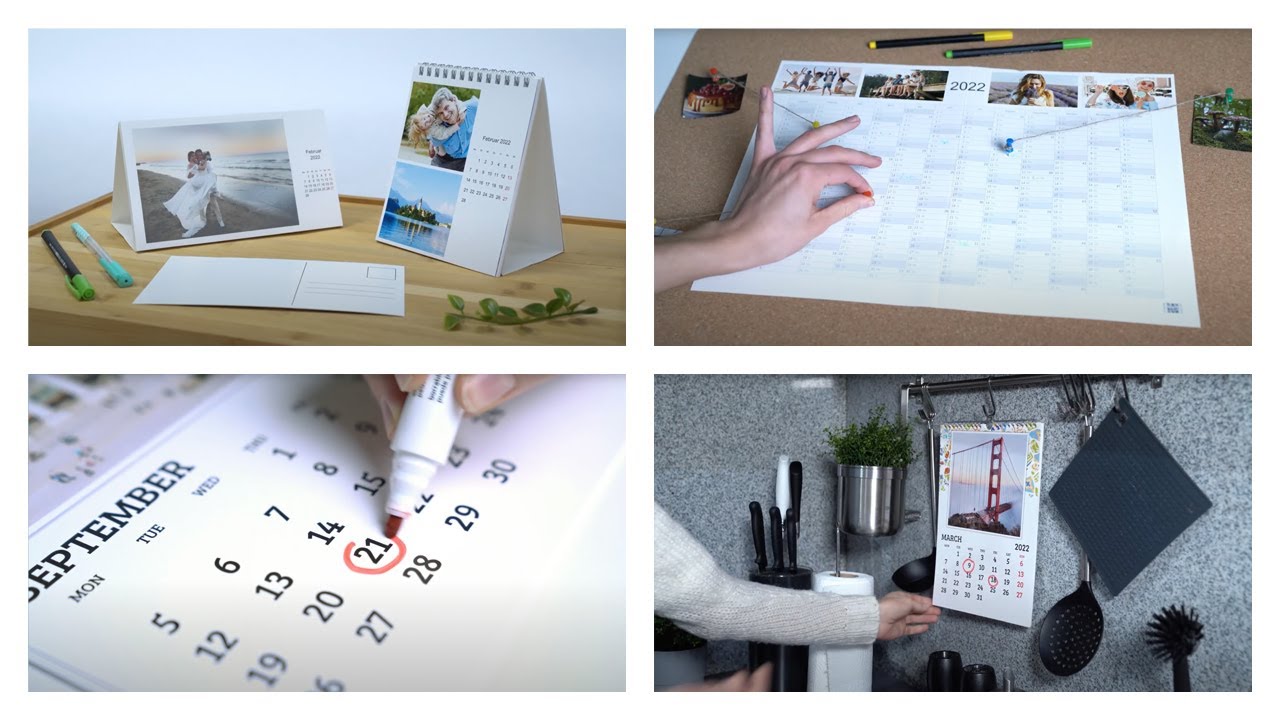 Your personalised calendar | Photo.Gifts