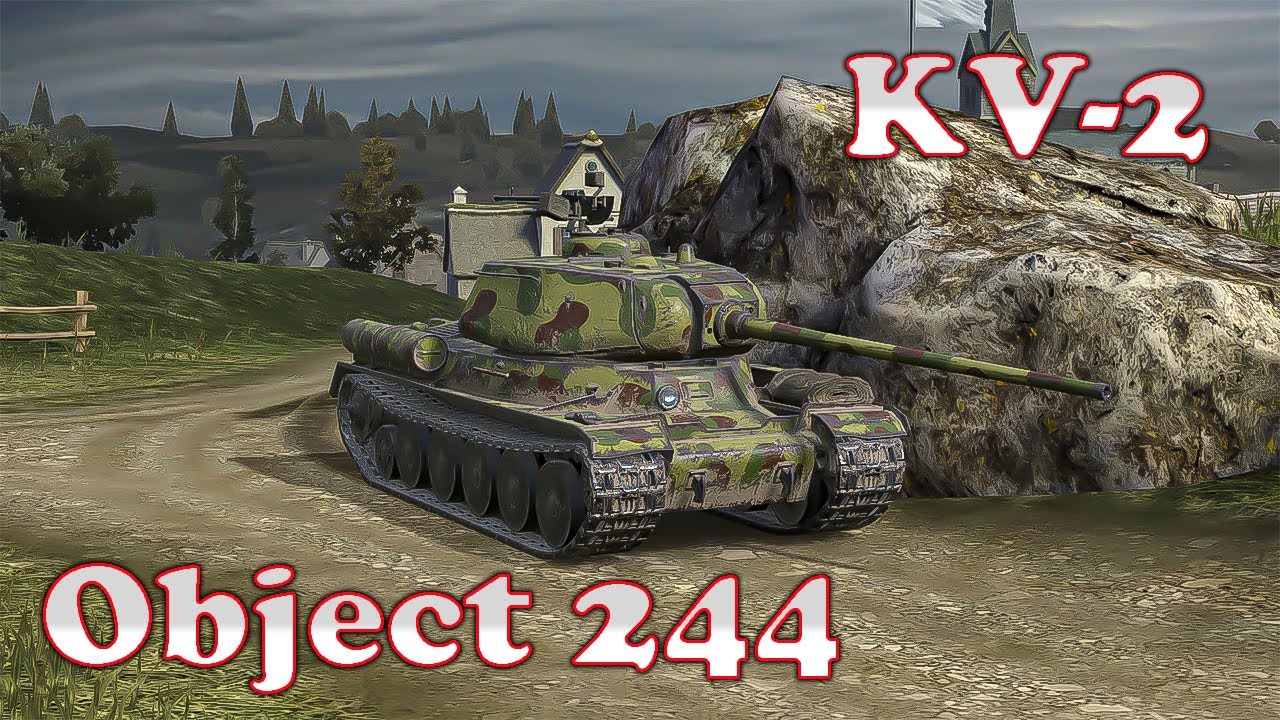 KV-2, Object 244 - WoT Blitz UZ Gaming