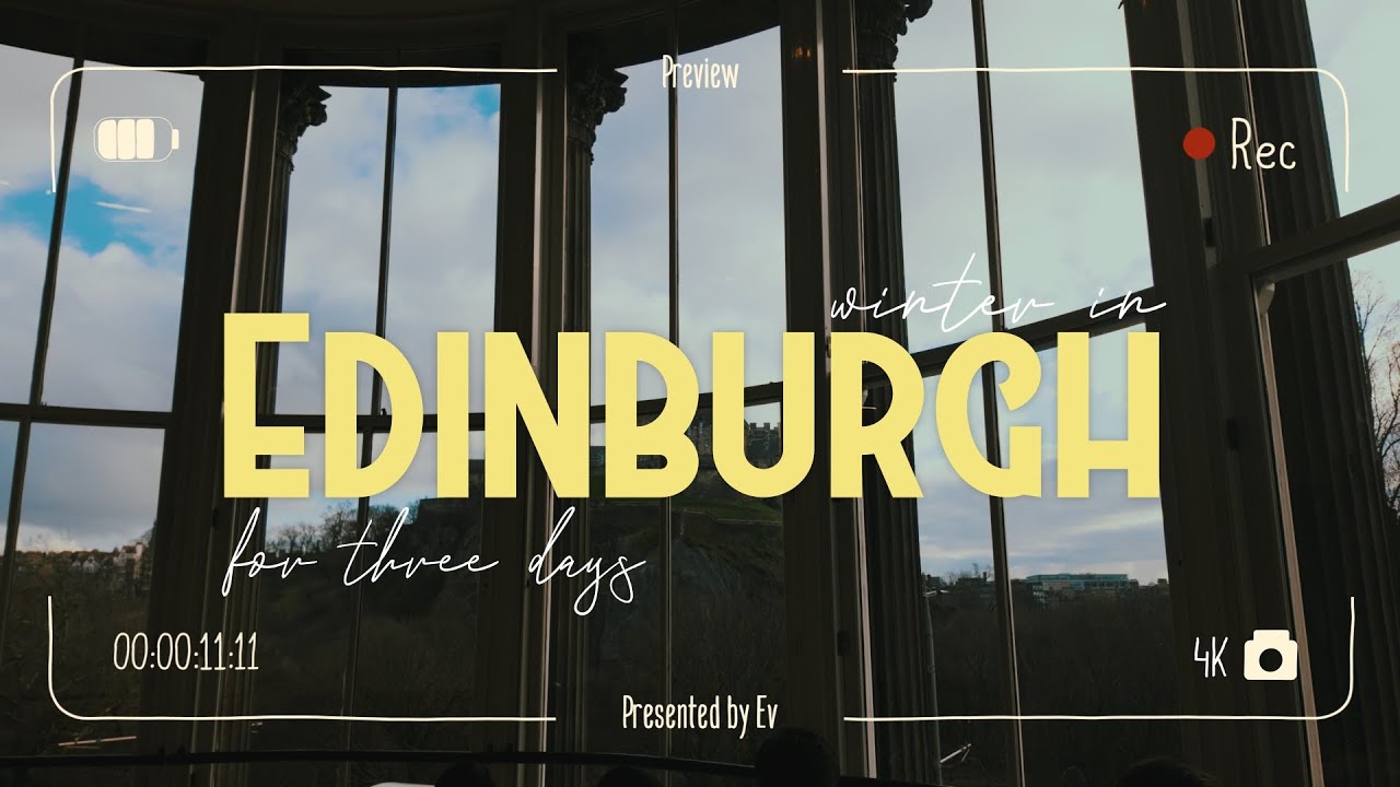 Edinburgh in 3 days | Cafes, food and cute places (Old Town, Calton Hill, Dean Village) 🫶🏼