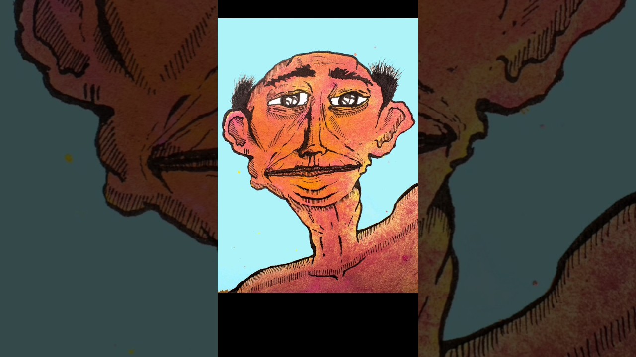 известный оригинальный персонаж #искусство #художник #artshorts #креатив #рисунок #иллюстрация #т...