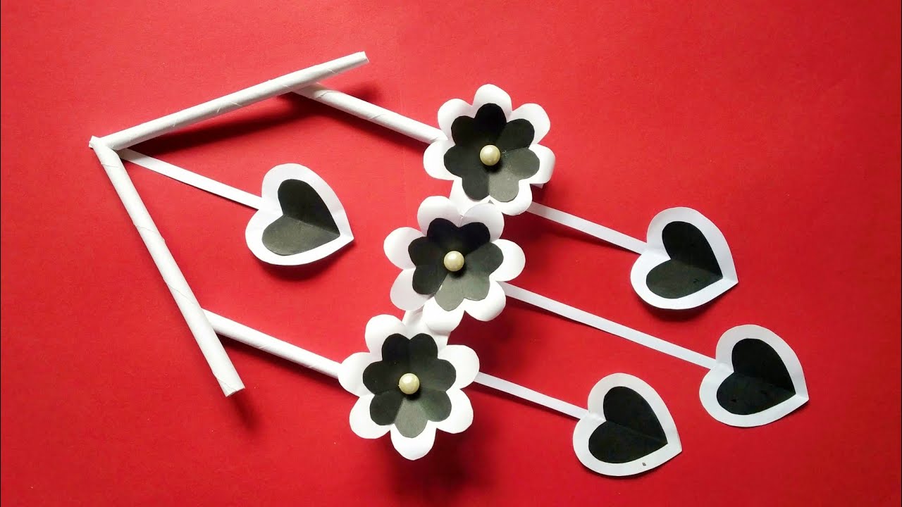 Paper Flower Wall Hanging | Easy Wall Decor Ideas |Newspaper Craft|Paper Craft Easy |Kalakar Supriya