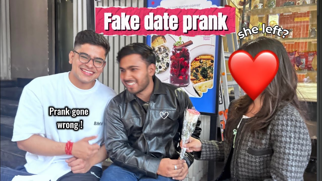 MY FIRST PRANK VIDEO😂| FAKE DATE PRANK GONE WRONG 😡| @aryanchayalvlogs 