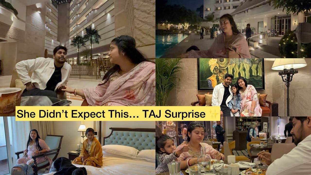 Spa, Buffet & Love ❤️ Mampi ko 1st taj m experience karwaya 🙈#pregnancy 