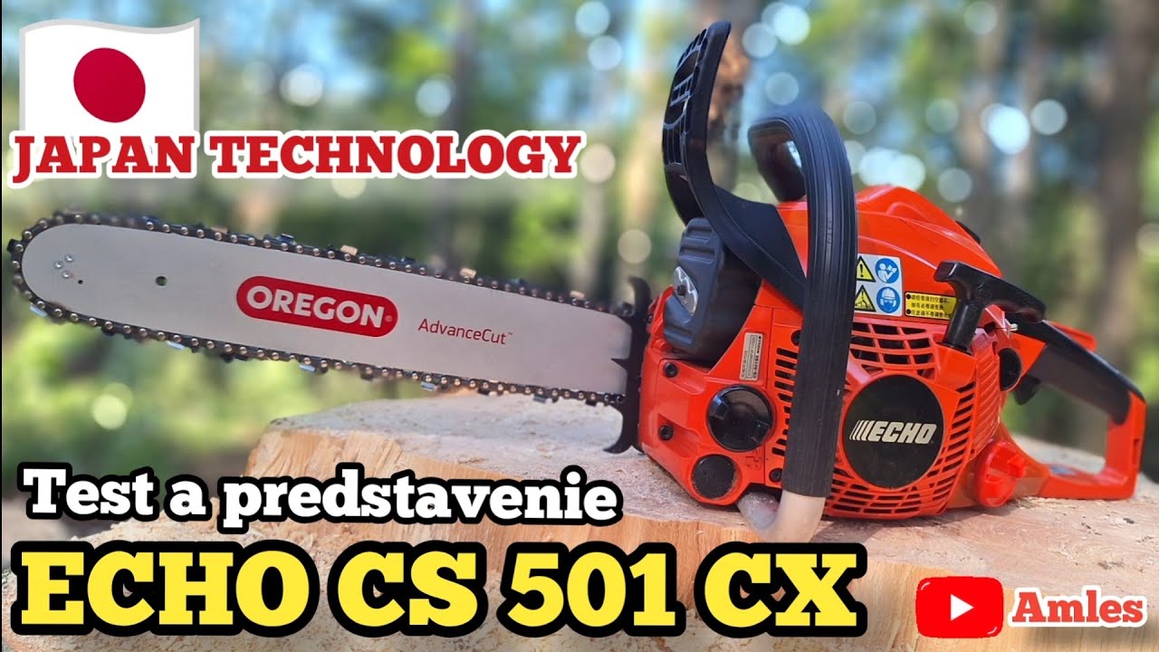 ECHO CS 501 SX, ТЕСТ И ПРЕЗЕНТАЦИЯ профессиональной японской пилы, Amles, обзор, портированная Echo