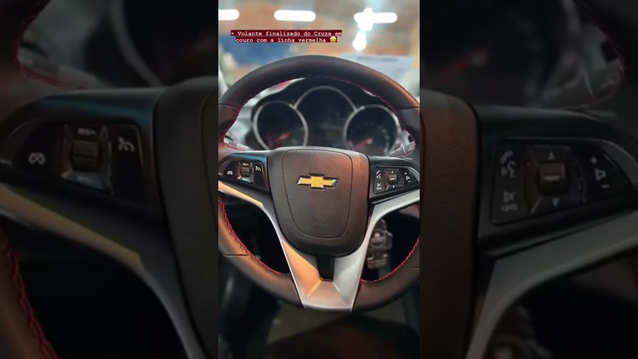 Antes e Depois volante Cruze