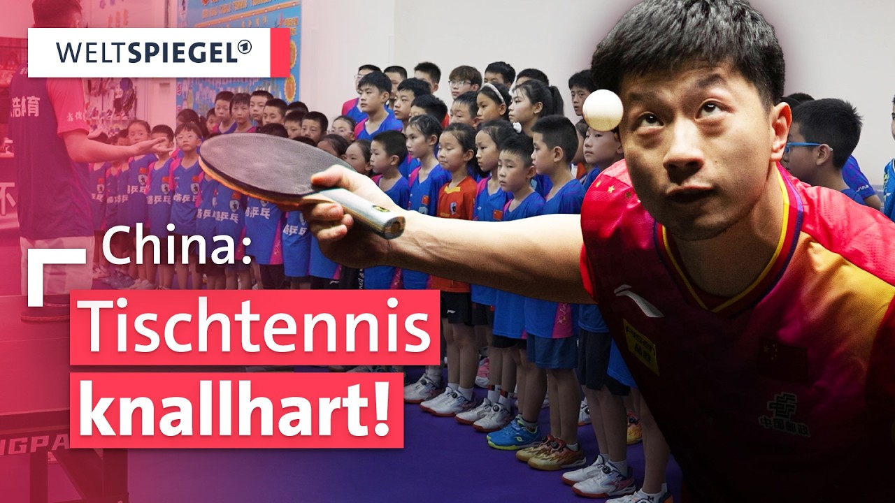 Tischtennis in China: So hart trainieren Kinder für den Profi-Traum | Weltspiegel